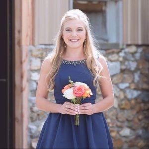 Bridal Party Dress in Marine